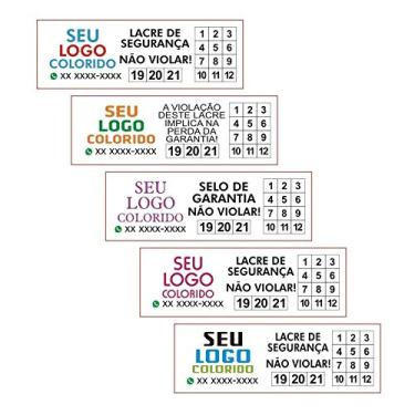 Imagem de 1000 Etiqueta Lacre Casca de Segurança 3 X 1,5 cm
