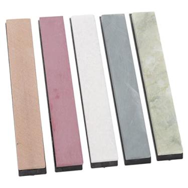 Imagem de Conjunto De Pedras Para Afiar Facas, 5pcs 1000 3000 5000 8000 10000 Kit Afiador De Facas De Grão De Roda Profissional Kit De Afiação De Pedras Molhadas Para Cozinha Doméstica