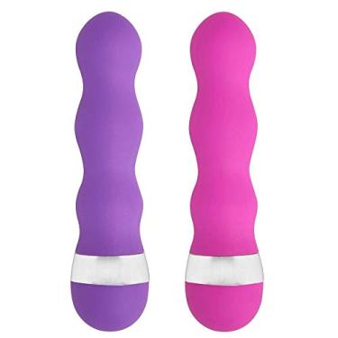 Imagem de VIBRADOR PONTO G ESCALONADO AVELUDADO 11 X 5CM (Rosa)
