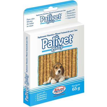 Imagem de Suplemento Alivet Osso Palivet Baby para Cães Filhotes - 65 g