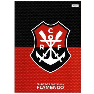 Imagem de Caderno Brochura Grande Flamengo 80 Folhas Foroni