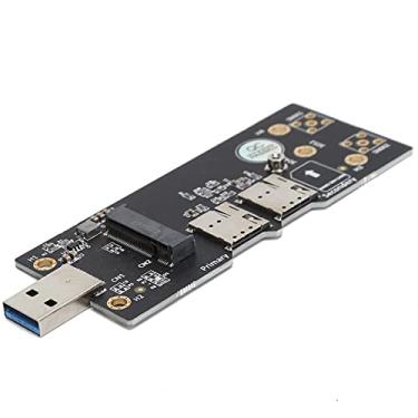Imagem de Adaptador M.2 para USB 3.0, Cartão Módulo B M.2 para Adaptador USB 3.0 Com Conectores de Cartão SIM, Plug and Play, para Mini Cartões M.2 2G/3G/4G/5G.