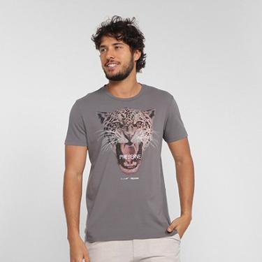 Imagem de Camiseta Ellus Fine Oncafari Jaguar Classic Masculina-Masculino