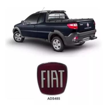 Imagem de Adesivo Da Maçaneta Tampa Traseira Fiat Strada Resinado - Resitank