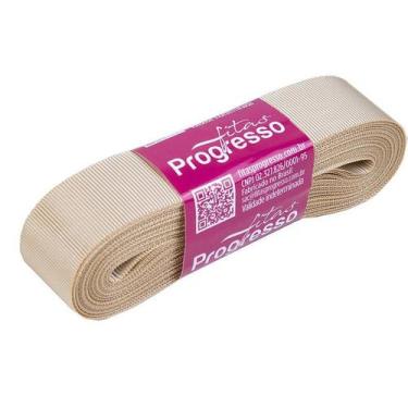 Imagem de Fita Gorgurão Progresso 22mm nº5 - 10m Cor 236 Bege - 01 unidade - Fit