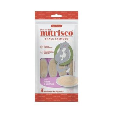 Imagem de Petisco Nutrisco para Gatos Adultos Atum e Salmão - Pacote com 04 unid