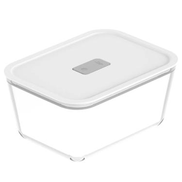 Imagem de Pote De Vidro com Tampa Hermética 2,4L Mantimento Fresh Lock Ou Branco Forno Microondas