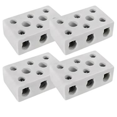 Imagem de Conector Chuveiro de Porcelana Tripolar 50a 16mm 4un Branco - Bestfer