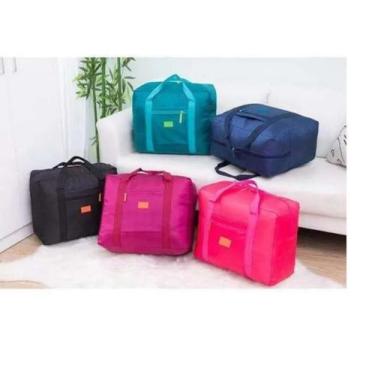 Imagem de Bolsa sacola Dobrável De Viagem Travel Bag Prende Na Mala - PL