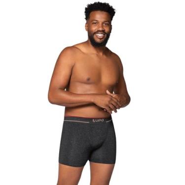 Imagem de Cueca Plus Size Boxer Seamless sem Costura de Microfibra Lupo, XXXG, P