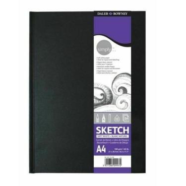 Imagem de Caderno Sketchbook Slimpy Daler Rowney A4 54 Fls