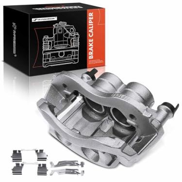 Imagem de A-Premium Conjunto de pinça de freio a disco com suporte compatível com modelos Ram selecionados - ProMaster 1500/ProMaster 2500/ProMaster 3500 2014-2019 - Lado do passageiro dianteiro direito