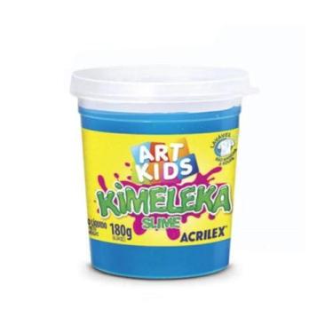 Imagem de Slime Kimeleka Acrilex 180g Art Kids - Cores Variadas, Azul