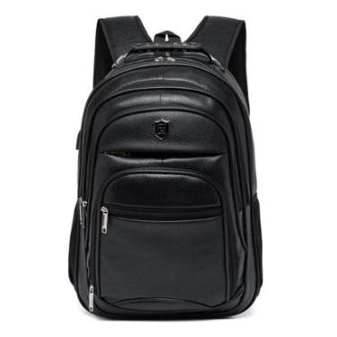 Imagem de Mochila Executiva Ferrazzi Notebook Reforçada Cabo De Aço Impermeável 17 Litros-Masculino