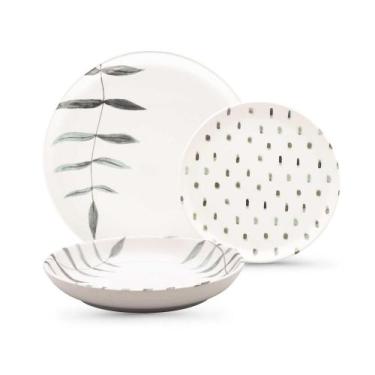 Imagem de Aparelho de Jantar 18 Peças Oxford Flat Samambaia