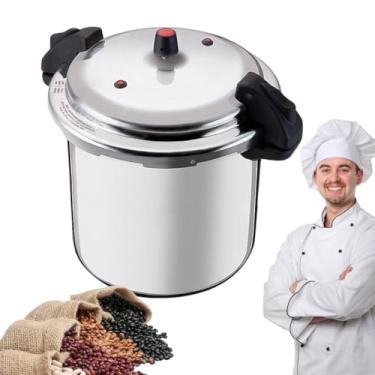 Imagem de Panela de Pressão 24 Litros Alumínio Fechamento Externo Segura e Grande