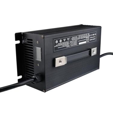 Imagem de Carregador de bateria de chumbo-ácido 12V/24V/36V/48V/60V/72V Carregador de bateria de 1500W, para paleteira, empilhadeira elétrica, carrinho de golfe,72v 15a,8#
