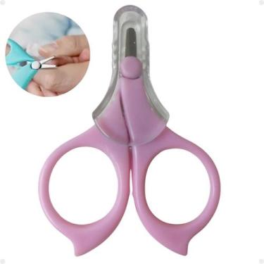 Imagem de Tesoura Baby para Unhas de Bebê Mão e Pé Ponta Arredondada - SQ Comérc