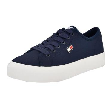 Imagem de Tommy Hilfiger Tênis feminino Aressa, Azul-escuro 400, 41