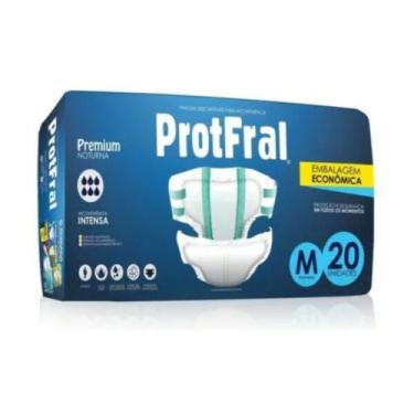 Imagem de Fralda Protfral Premium Anatômico Hipoalergênico Aloe Vera, G c/20