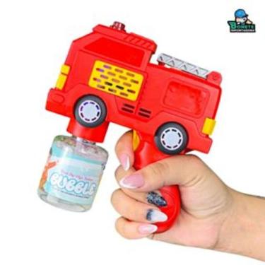 Imagem de Brinquedo de Bolhas Diversão em Formato de Caminhão e Trem - Toy king,