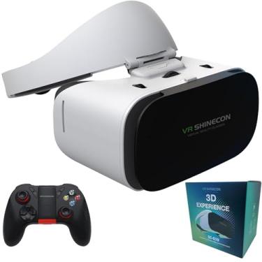 Imagem de 3D VR Headset, Óculos Inteligentes Para Jogos Headset Video Display Glasses Ajuste De Miopia 600°, Para IPhone 16/15, Steam Deck, ROG, Mac, PC, Android E IOS(S01)