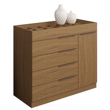 Imagem de Cômoda 5 Gavetas 1 Porta C- Porta Joias Oliveira Atacama