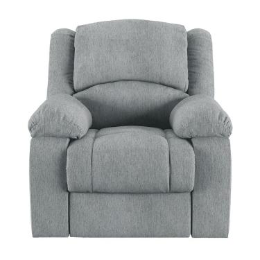 Imagem de Poltrona Do Papai Reclinável Sala De Cinema Barcelona Manual Linho Cinza
