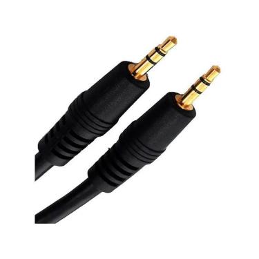 Imagem de 2 X Cabos Auxiliar Áudio P2 Resistente Stereo Para Caixa De Som
