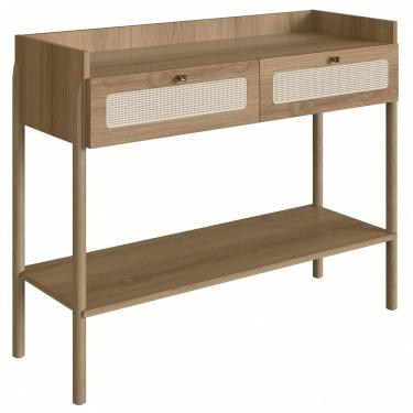 Imagem de Aparador Para Sala 2 Gavetas Pés Madeira Arlo A10 Hanover - Mpozenato