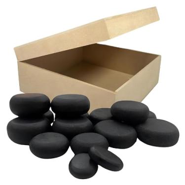 Imagem de Kit Profissional 12 Pedras Quentes Vulcânicas para Massagem Quente Terapia Relaxante – Massoterapia e Spa