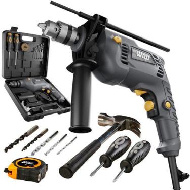Imagem de Parafusadeira e Furadeira de Impacto WF 700K10 Mandril de 3/8" Potênci