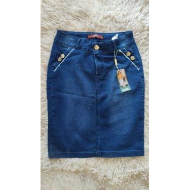 Imagem de Saia jeans chique 