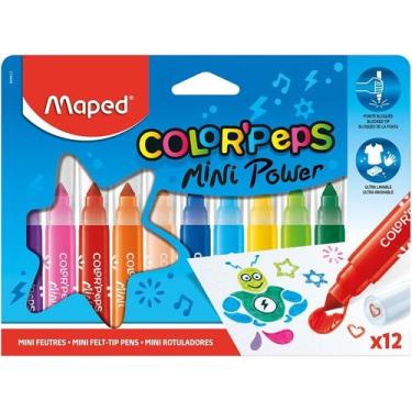 Imagem de Caneta Canetinha de Colorir Hidrografica Maped Color Peps Mini Jumbo C