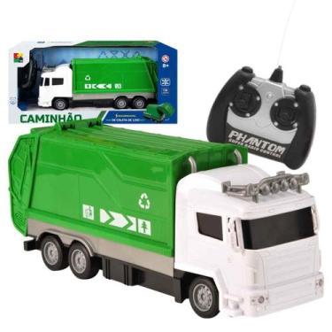 Imagem de Caminhão Controle Remoto Coletor De Lixo Reciclável, CKS Toys, Carrinh