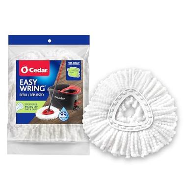 Imagem de O-Cedar Recarga de microfibra EasyWring Spin Mop, embalagem branca pode variar