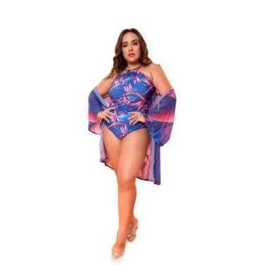 Imagem de Maiô Royal New Plus Size - Hellen Carolina, XGG