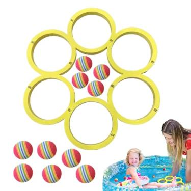 Imagem de Brinquedo de arremesso de piscina - piscina de brinquedos jogando bolas, acessórios de jogo de natação leves para o Dia de Ação de Graças do Dia Infantil
