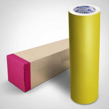 Imagem de Adesivo Vinil Alltak Premium Jateado Mostarda 1,00 x 0,61m para Decora