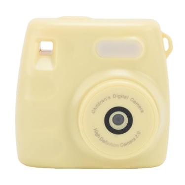 Imagem de Asixxsix Câmera digital para crianças, câmera de vídeo digital HD 1080P 48M com flash e bateria Li de 800mAh, câ mera infantil USB à prova de chuva para crianças e adolescentes (Amarelo)