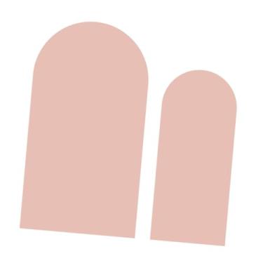 Imagem de Fancyes 2 peças de capas para arco de casamento, topo redondo, suprimentos simples para festa, fundo fotográfico, adereços para arco, capa para suporte de, Damasco
