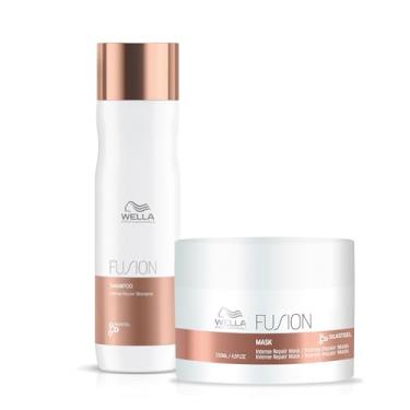 Imagem de Kit Wella Professionals Fusion Shampoo e Máscara (2 Produtos)
