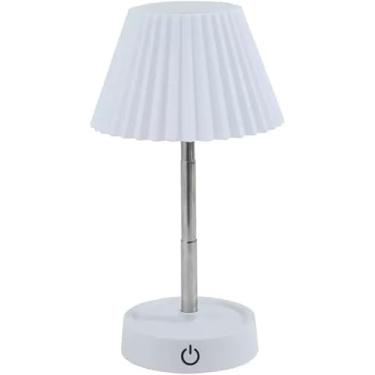 Imagem de Luminária de Mesa LED Retrátil com Sensor de Toque Abajur USB Recarregável Portátil Moderno para Quarto Escritório