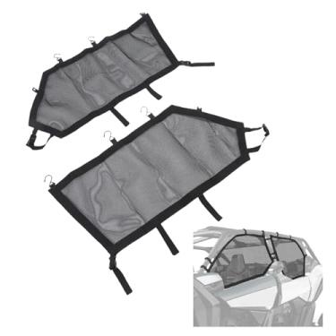 Imagem de Jiawu Redes para Janelas Compatíveis com X3 2017-2025, Janelas Dianteiras Superiores, OE de Substituição nº 715004694, Rede de Proteção Solar Ventilada, com Moldura, Ganchos