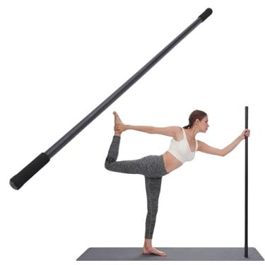 Imagem de ASHATA Yoga Stick, Stretching Stretching Stick STURDY AJUSTÁVEL MELHOR A FLEXIBILIDADE MELHOREIRA BALANCE, Com Design Destacável, para Treinamento do Núcleo de Fitness de Ioga