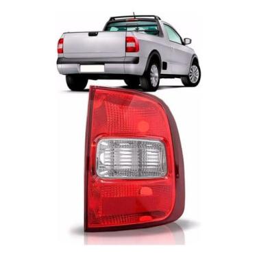 Imagem de Lanterna Traseira Lado Direito LD Saveiro 2009 a 2015 GV GVI Substituição Automotiva Encaixe Preciso Iluminação Segura Material Resistente Instalação Prática