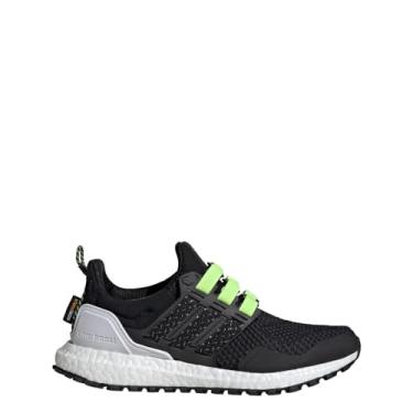 Imagem de adidas Ultraboost 1.0 Stealth Tênis feminino, Preto/Preto/Limão Lúcido, 39