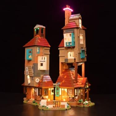 Imagem de LightGo LED Lighting Kit Designed for Harry Potter Compatible with Lego 76437 The Burrow Collectors' Edition - Not Include Model (Remote Version)