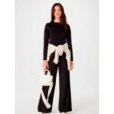 Imagem de Camiseta Manga Longa Hering 02QY Feminina Algodão T. P/XXG, G, N10, Pr