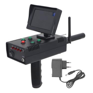 Imagem de Fafeicy Scanner de Cobre de Prata Dourado de Detector de Metais Subterrâneo, 1000m Range 20m de Profundidade LCD Display Com Visão Noturna, Localização de Metal de Mão para (Plugue UE)